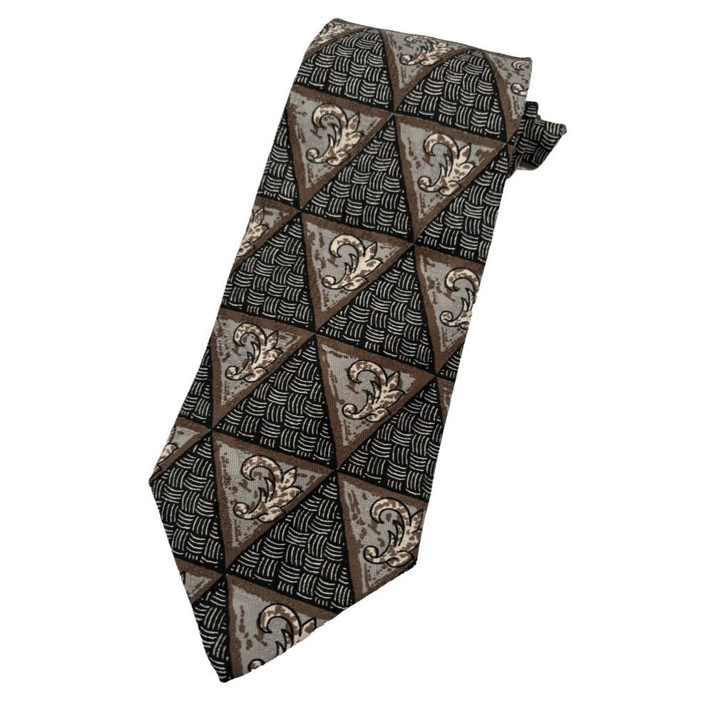 Robert Talbott Silk Necktie Best Class Nordstrom Luxury Designer Tie Geometric